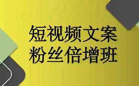 阳洋《短视频文案粉丝倍增班》培训课程视频-网创资源大全