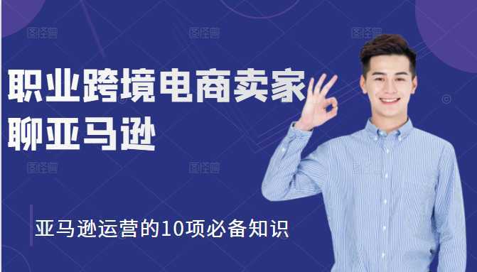 职业跨境电商卖家聊亚马逊：亚马逊运营的10项必备知识，12堂课让你看懂亚马逊运营-网创资源大全