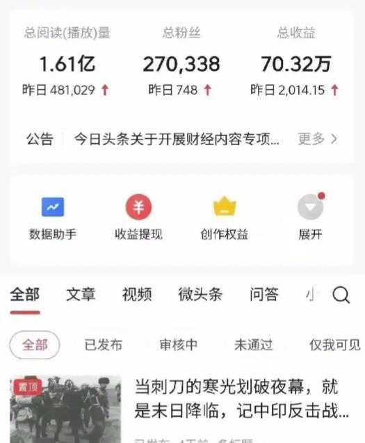 图片[2]-2022年最新中视频变现最稳最长期的项目，一个账号月入几万很简单-网创资源大全