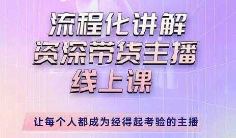 婉婉-主播拉新实操课，流程化讲解资深带货主播，让每个人都成为经得起考验的主播-网创资源大全