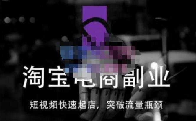 蓝Sir派·淘宝短视频快速起店，替代传统搜索方式，学会做一个不一样的淘宝店-网创资源大全
