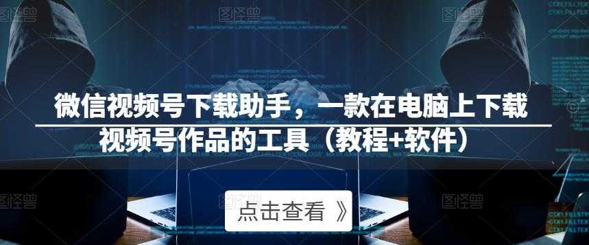 图片[1]-微信视频号下载助手，一款在电脑上下载视频号作品的工具（教程+软件）-网创资源大全