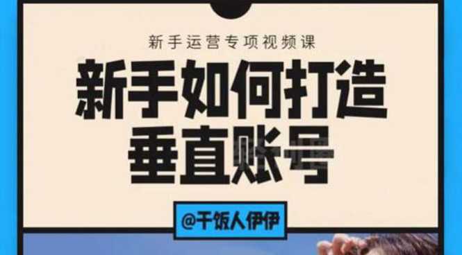 短视频课程：新手如何打造垂直账号，教你标准流程搭建基础账号（录播+直播)-网创资源大全
