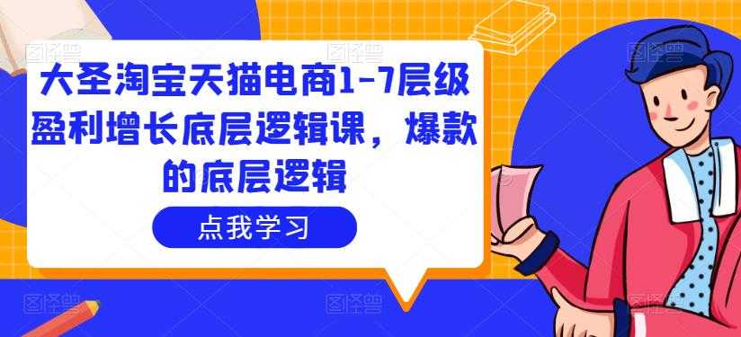 图片[1]-大圣淘宝天猫电商1-7层级盈利增长底层逻辑课，爆款的底层逻辑-网创资源大全
